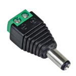 Захранващ конектор с болт 12V / 5.5 мм мъжки