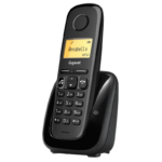 Безжичен DECT телефон Gigaset A280 - черен