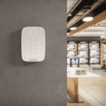 Безжична клавиатура за алармена система Ajax Keypad Plus - бяла - Image 2