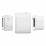 Двупосочен инфрачервен детектор за движение Ajax Dual Curtain Outdoor - бял - Image 2