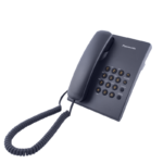 Стационарен телефон Panasonic KX-TS500 - черен