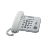 Стационарен телефон Panasonic KX-TS520 - бял